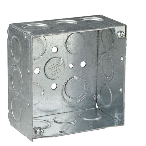 4 inch square metal boxes|4 square metal electrical box.